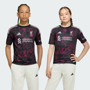 Adidas Recycled Polyester Printed Jersey Black Elite