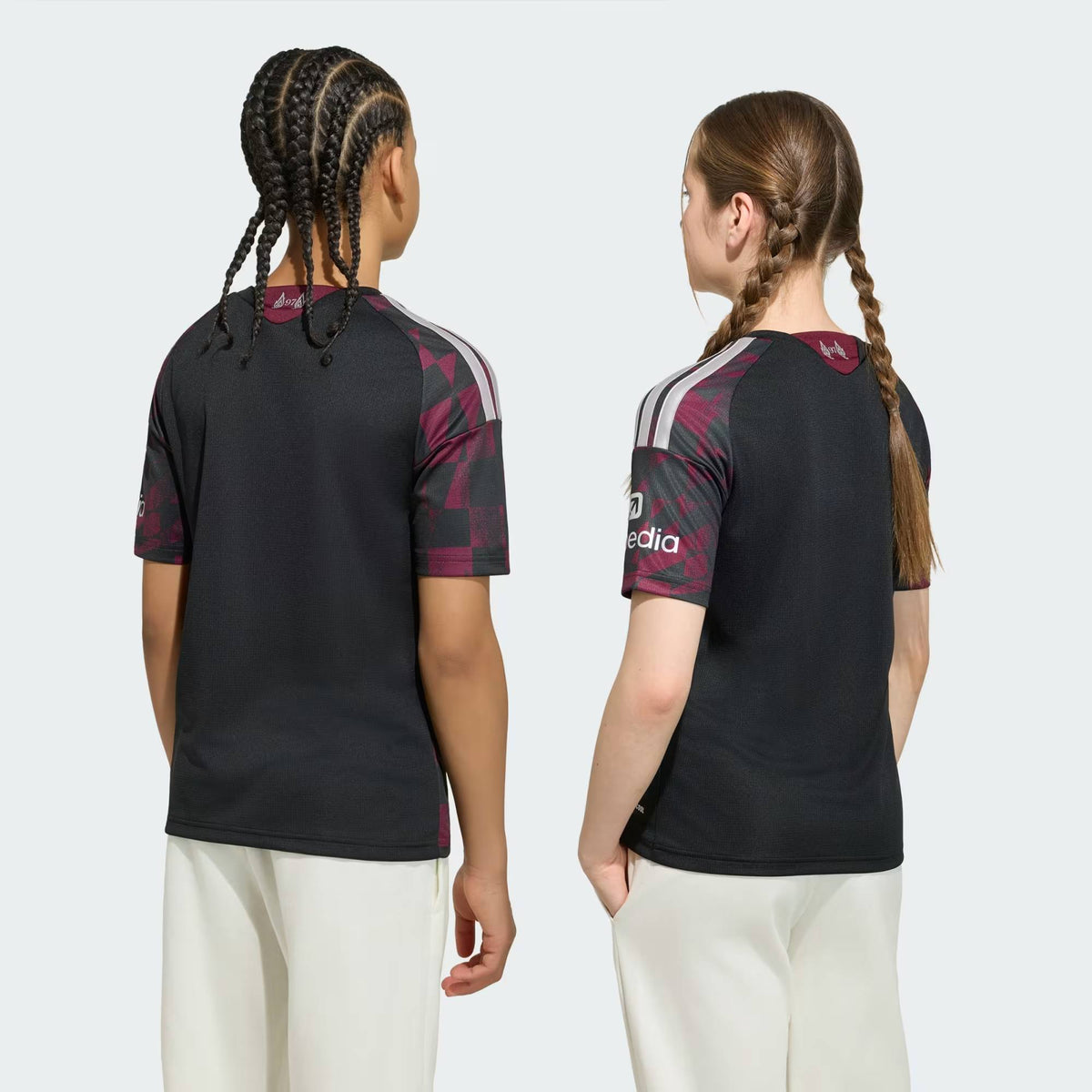 Adidas Recycled Polyester Printed Jersey Black Elite