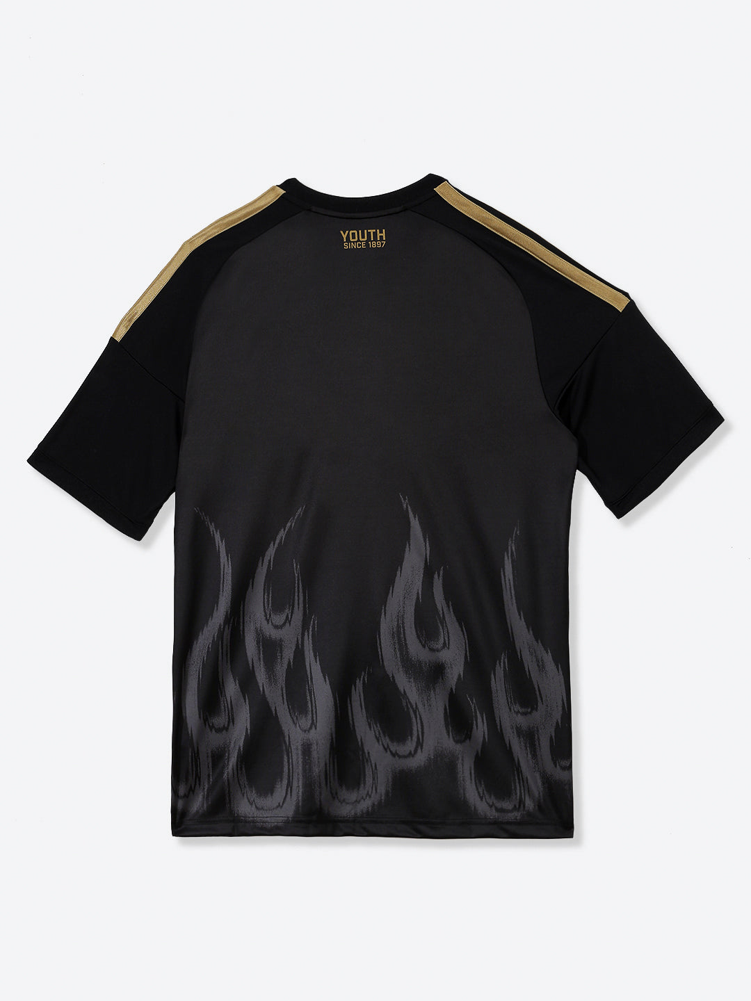 Adidas Recycled Polyester Printed Jersey Black Performance