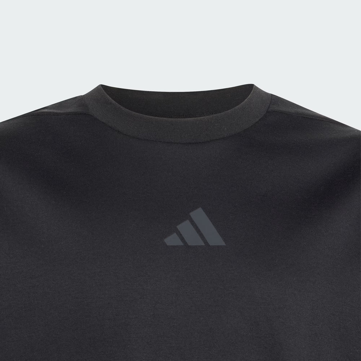 Adidas Cotton Printed Loose Fit T-Shirt Black