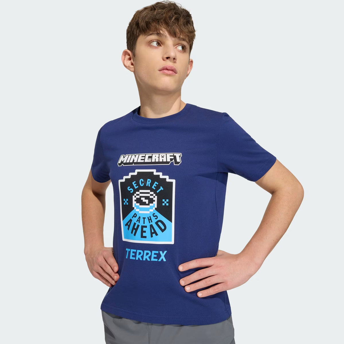 Adidas Minecraft Tee Blue