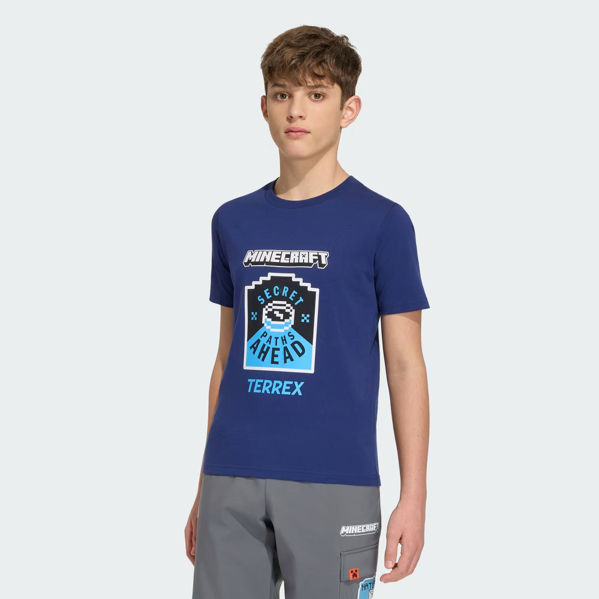 Adidas Minecraft Tee Blue
