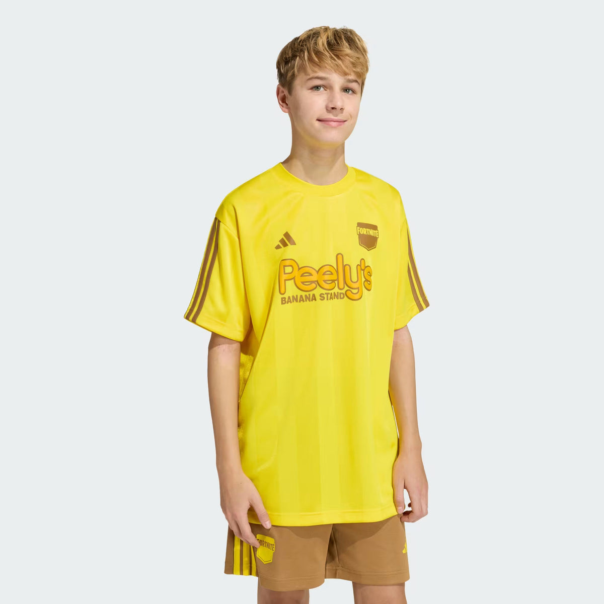 Adidas Recycled Polyester Printed Jersey Yellow