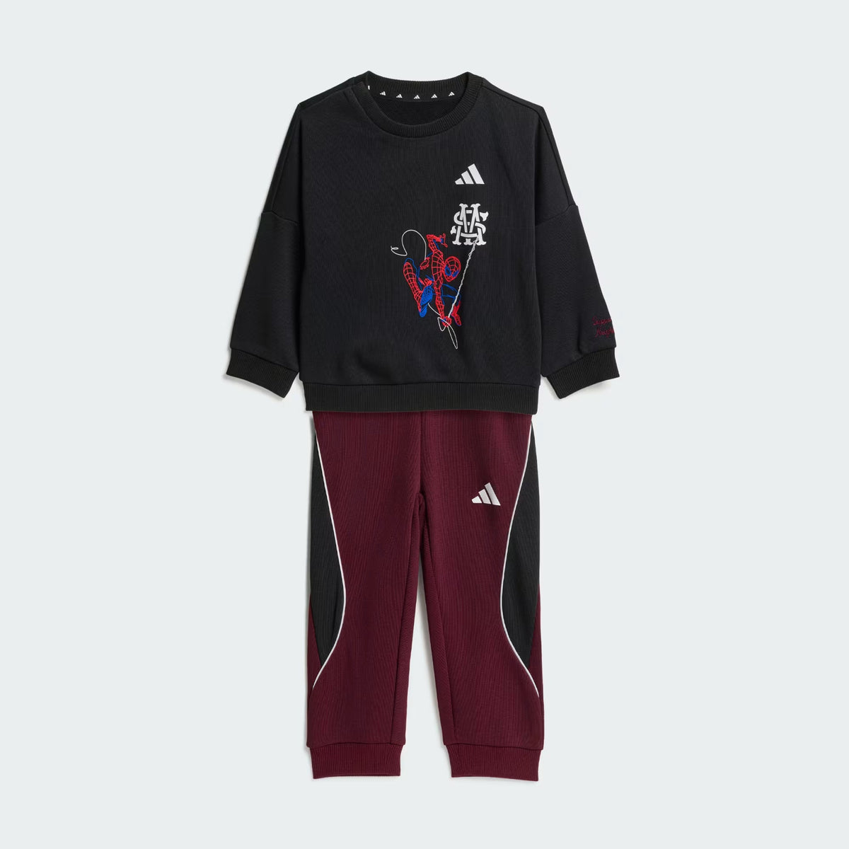 Adidas Marvel Spider-Man Jogger Black Cotton-Poly-Viscose Blend