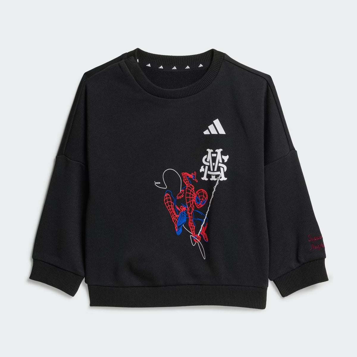Adidas Marvel Spider-Man Jogger Black Cotton-Poly-Viscose Blend