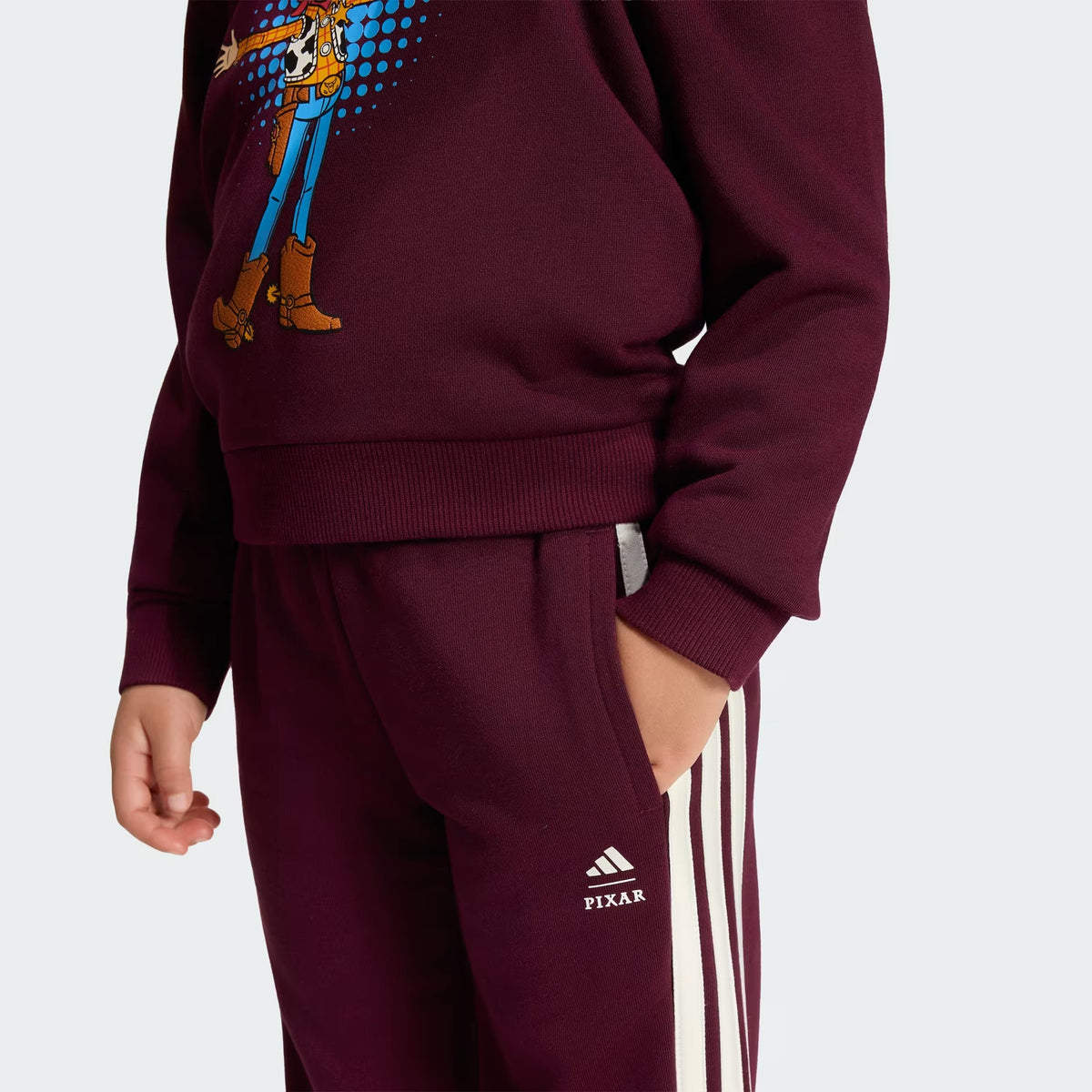 Adidas jogger makes active days more comfortable Burgundy