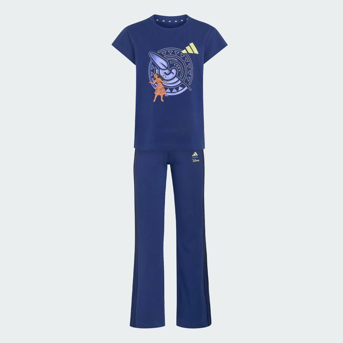 Adidas Cotton Printed Joggers Blue