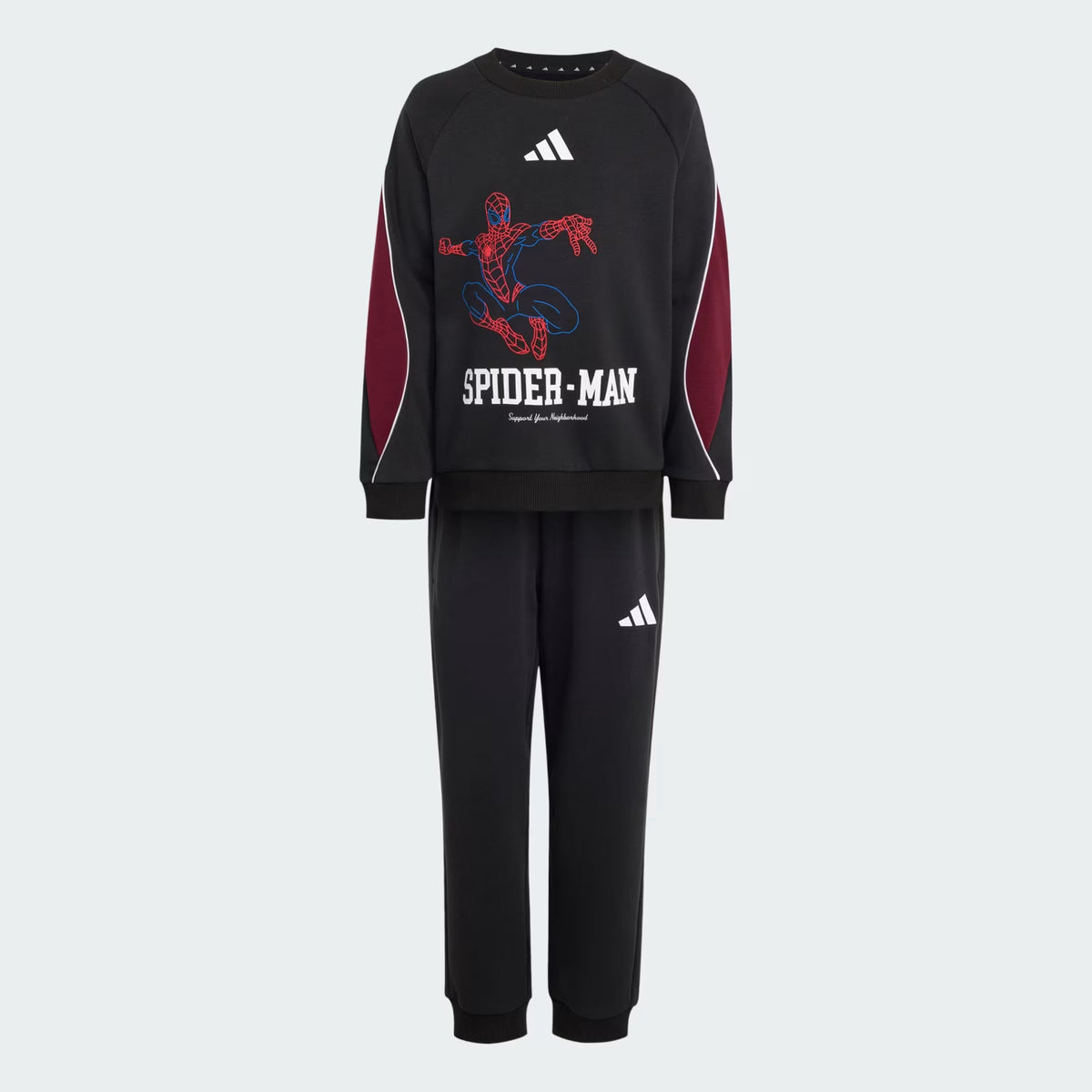 Adidas Marvel Spider-Man Jogger Black Cotton-Poly Blend