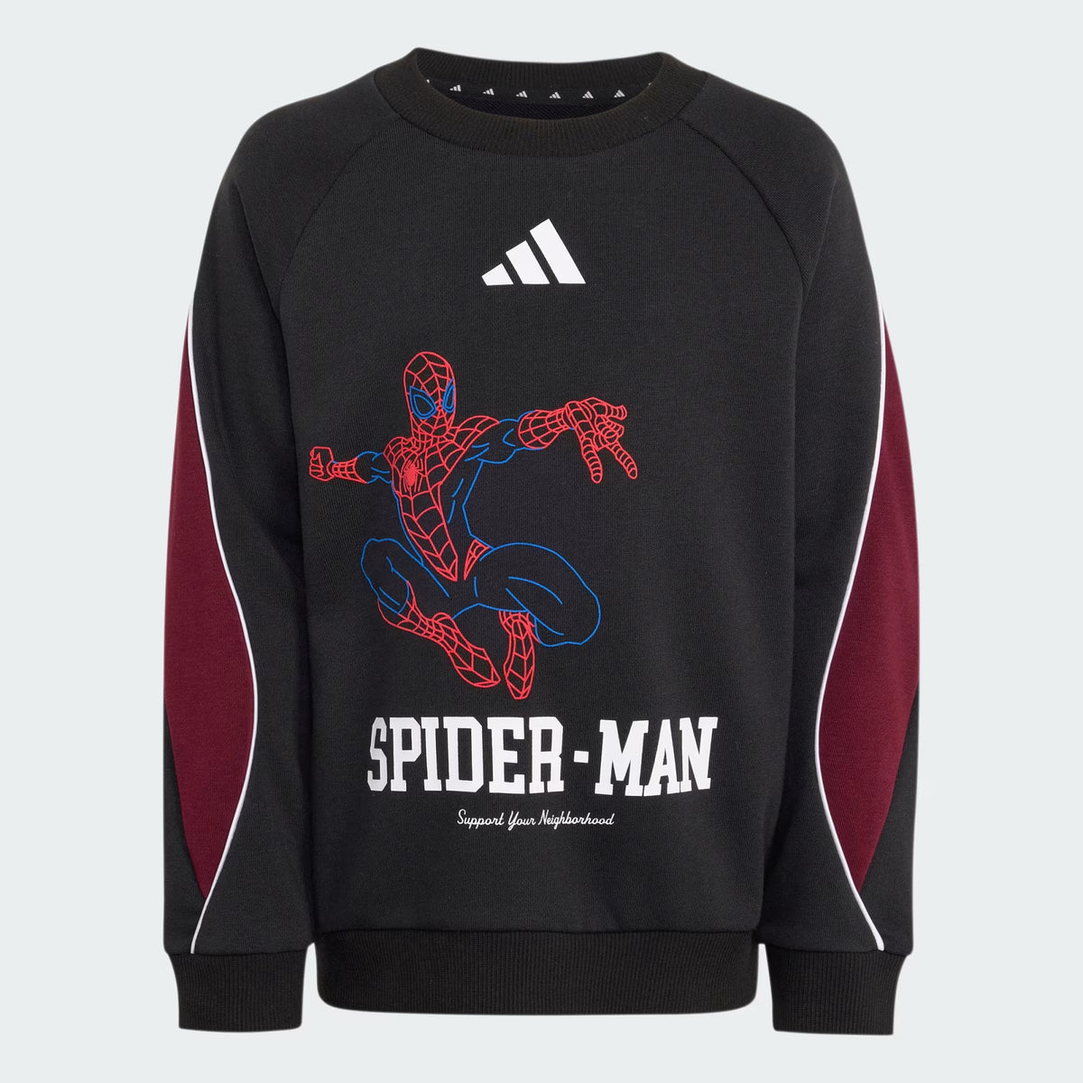 Adidas Marvel Spider-Man Jogger Black Cotton-Poly Blend
