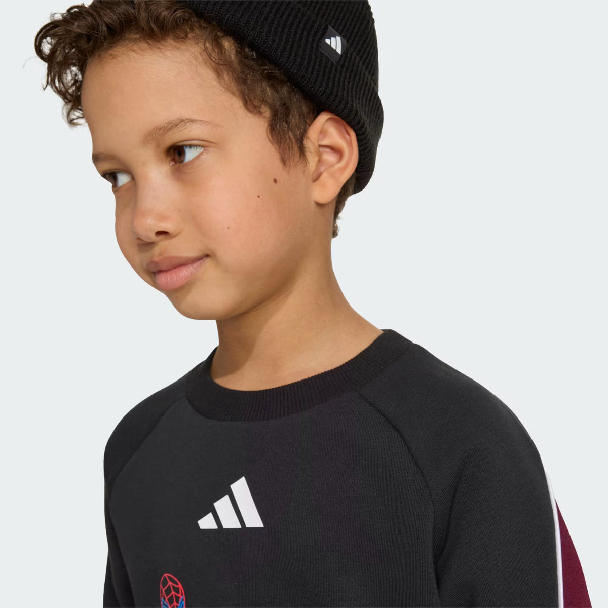 Adidas Marvel Spider-Man Jogger Black Cotton-Poly Blend
