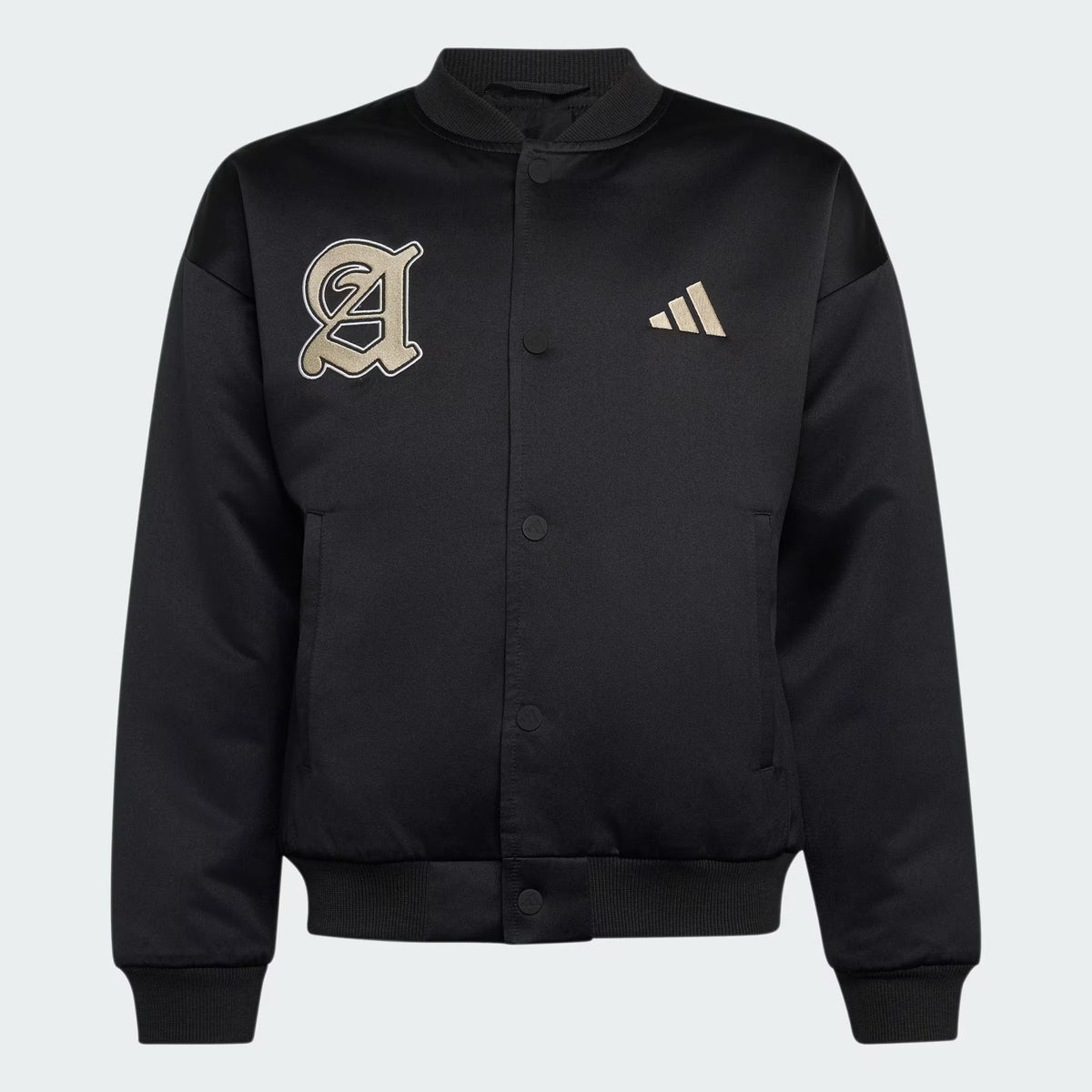 Adidas Recycled Polyester Printed Jacket Black