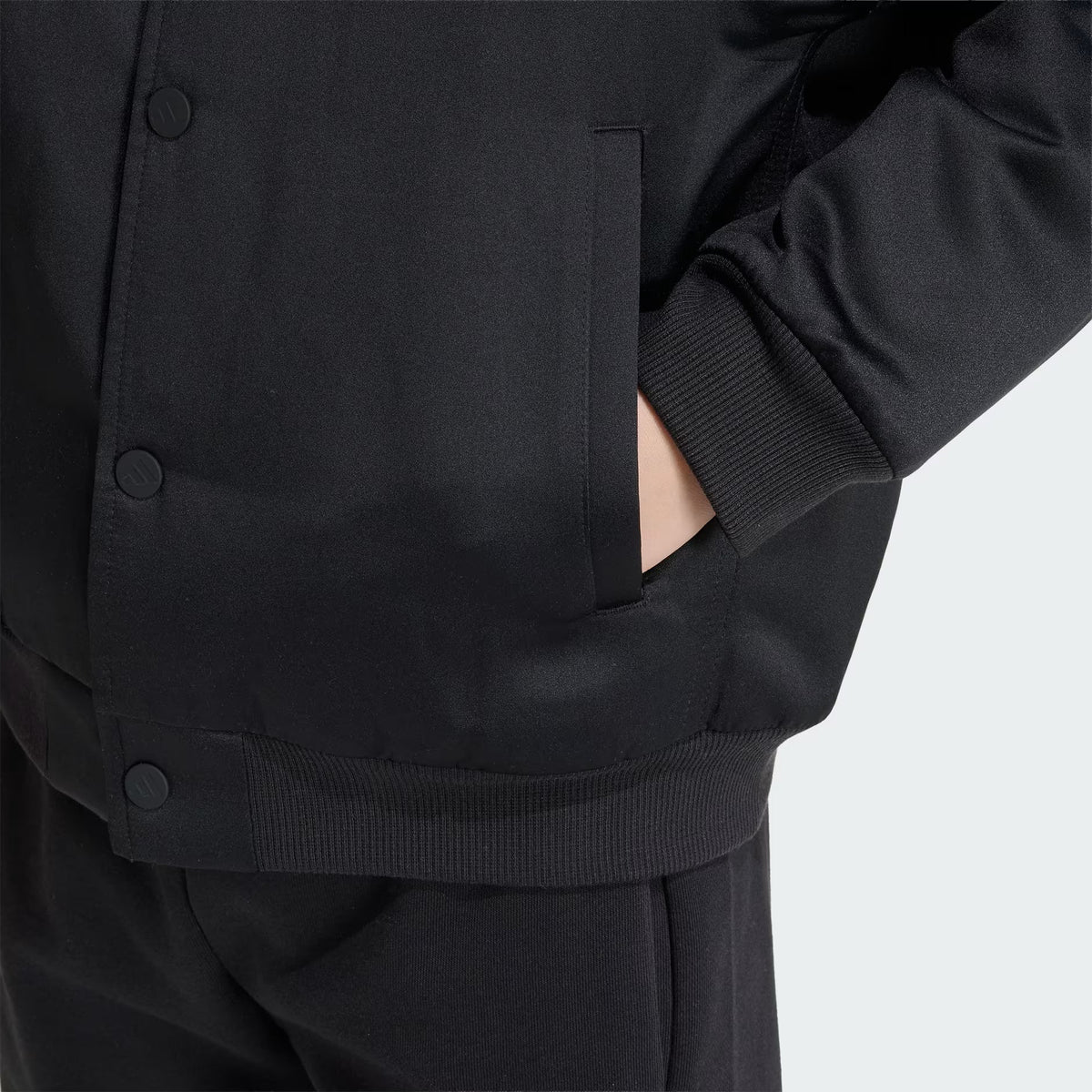 Adidas Recycled Polyester Printed Jacket Black