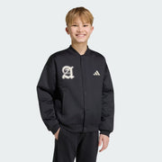 Adidas Recycled Polyester Printed Jacket Black