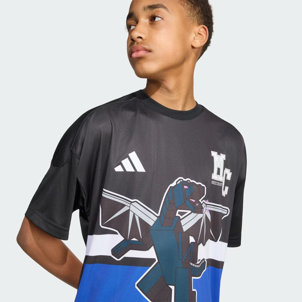 Adidas Minecraft T-Shirt Black Loose Fit