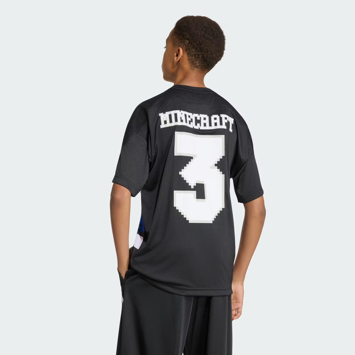 Adidas Minecraft T-Shirt Black Loose Fit