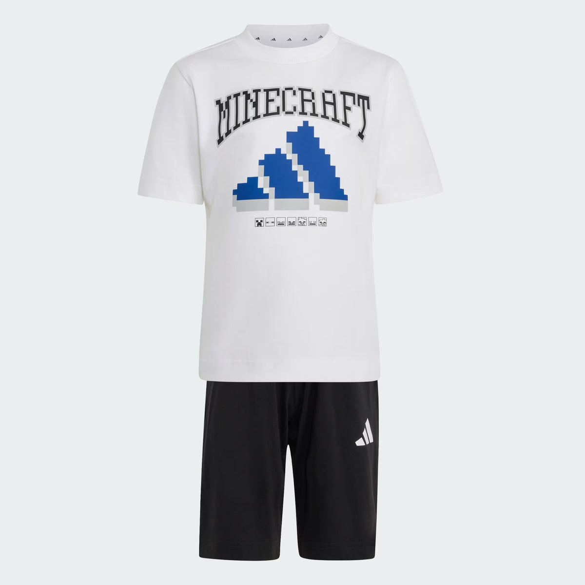 Adidas Cotton Printed Joggers White