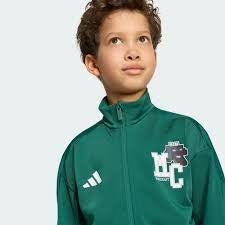 Adidas Recycled Polyester Printed Loose Fit Top Green