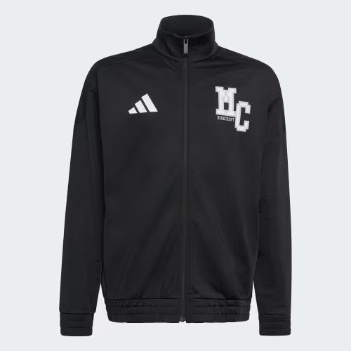 Adidas Recycled Polyester Printed Loose Fit Top Black