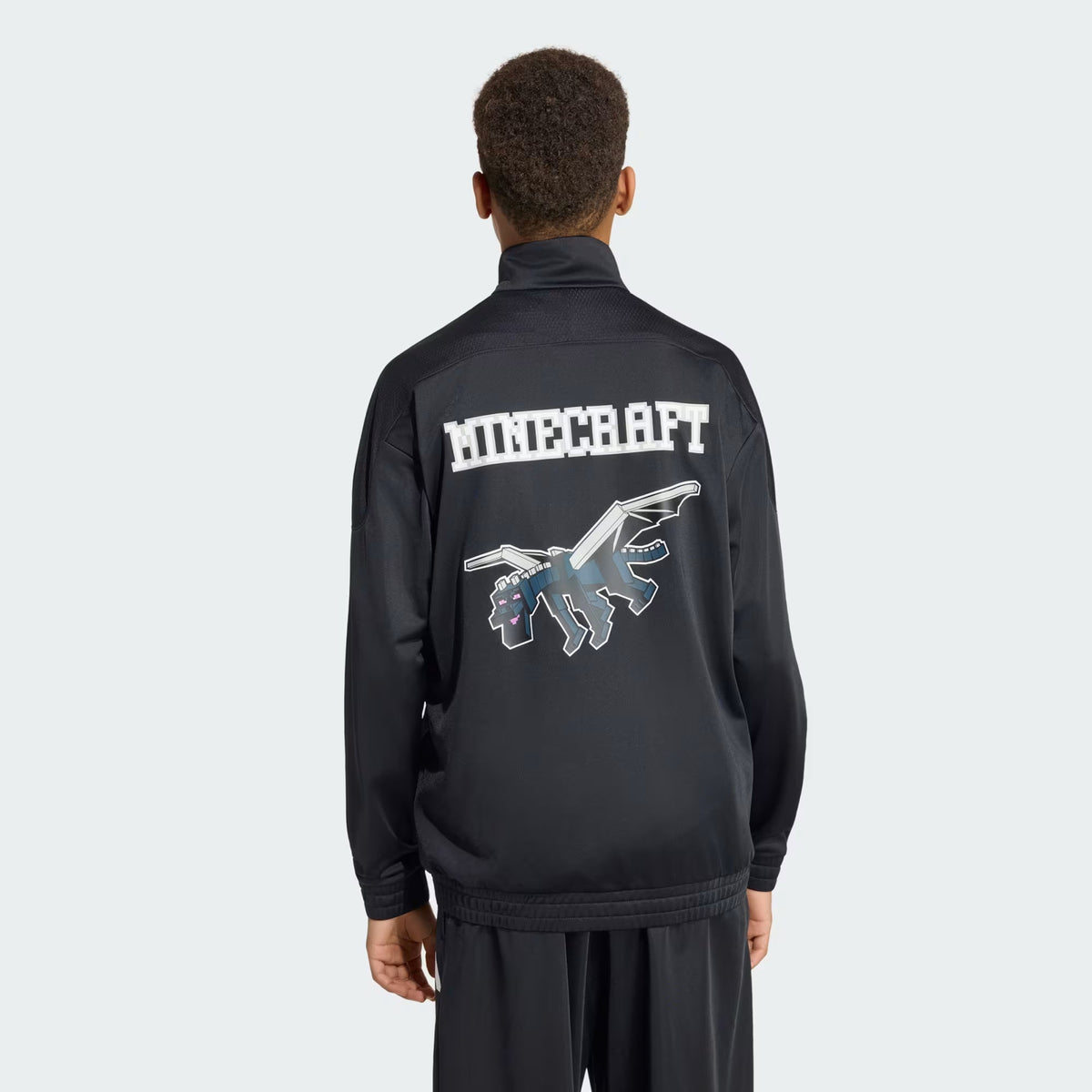 Adidas Recycled Polyester Printed Loose Fit Top Black