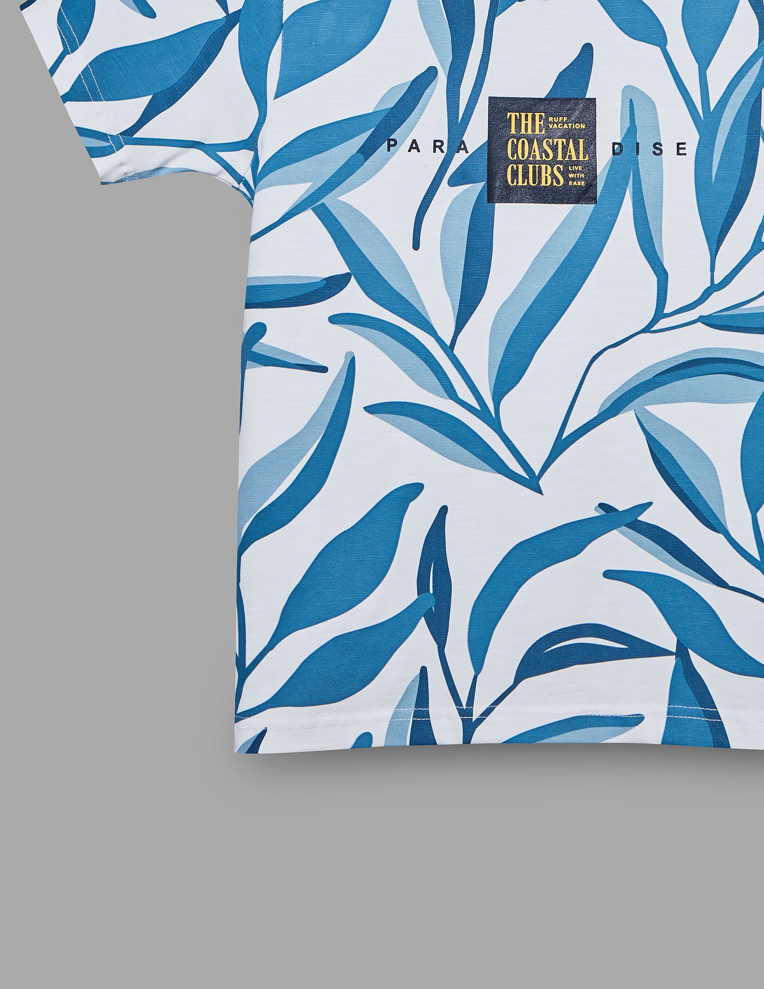 Boys Navy Cotton Stretch Printed Crew Neck T-Shirt