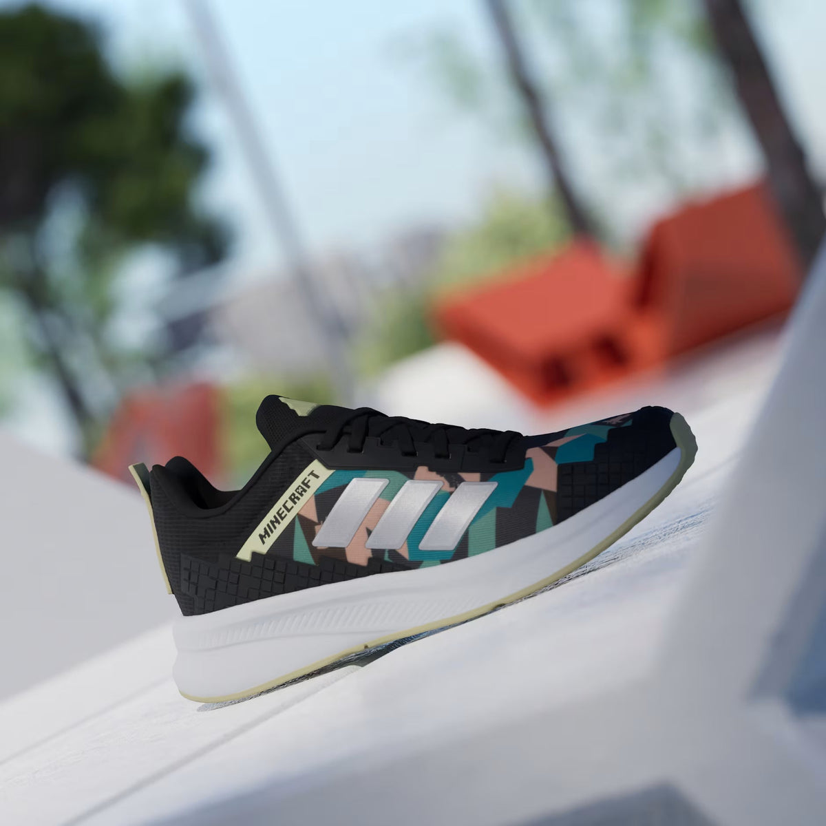 Adidas Fortarun Minecraft Synthetic Shoes Black