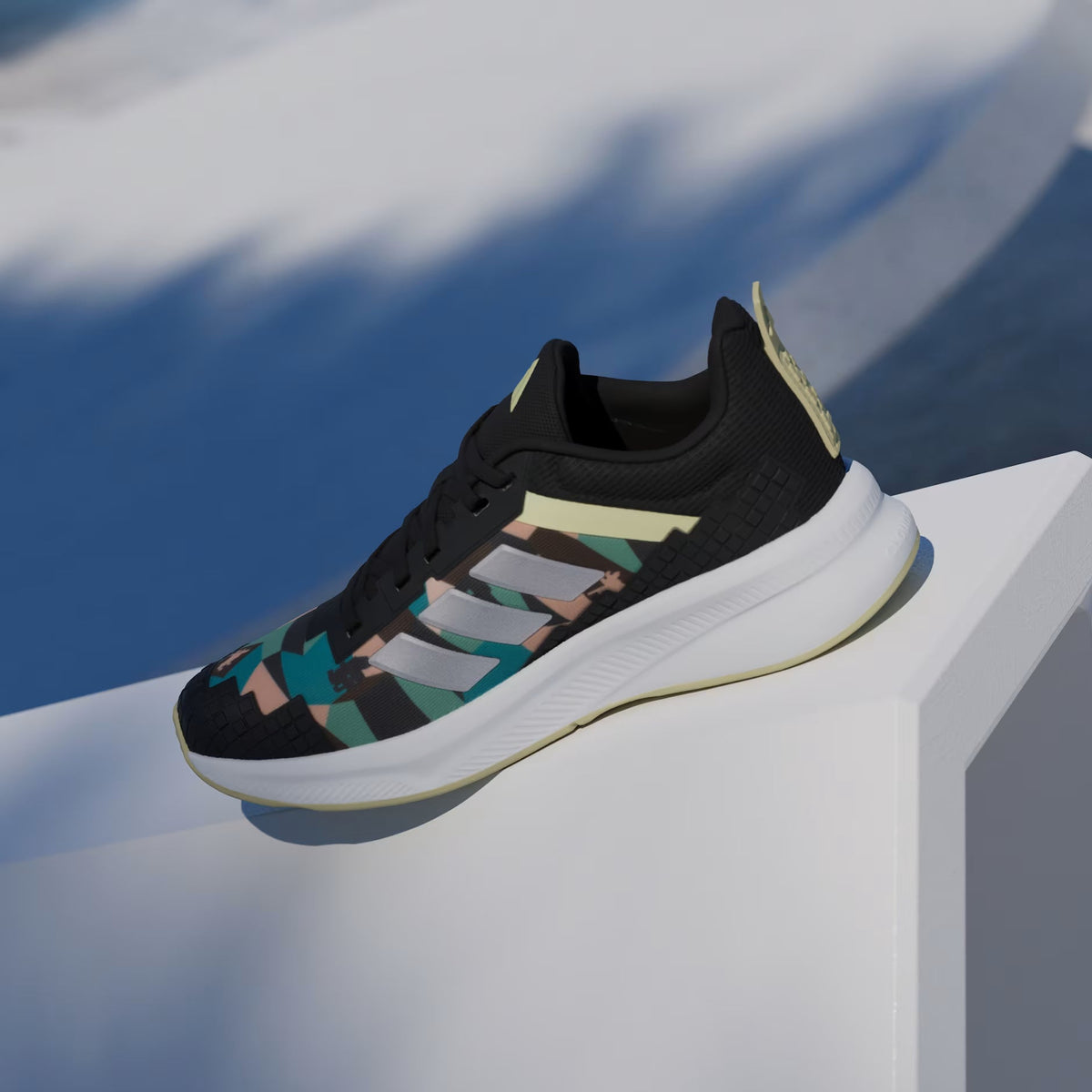 Adidas Fortarun Minecraft Synthetic Shoes Black
