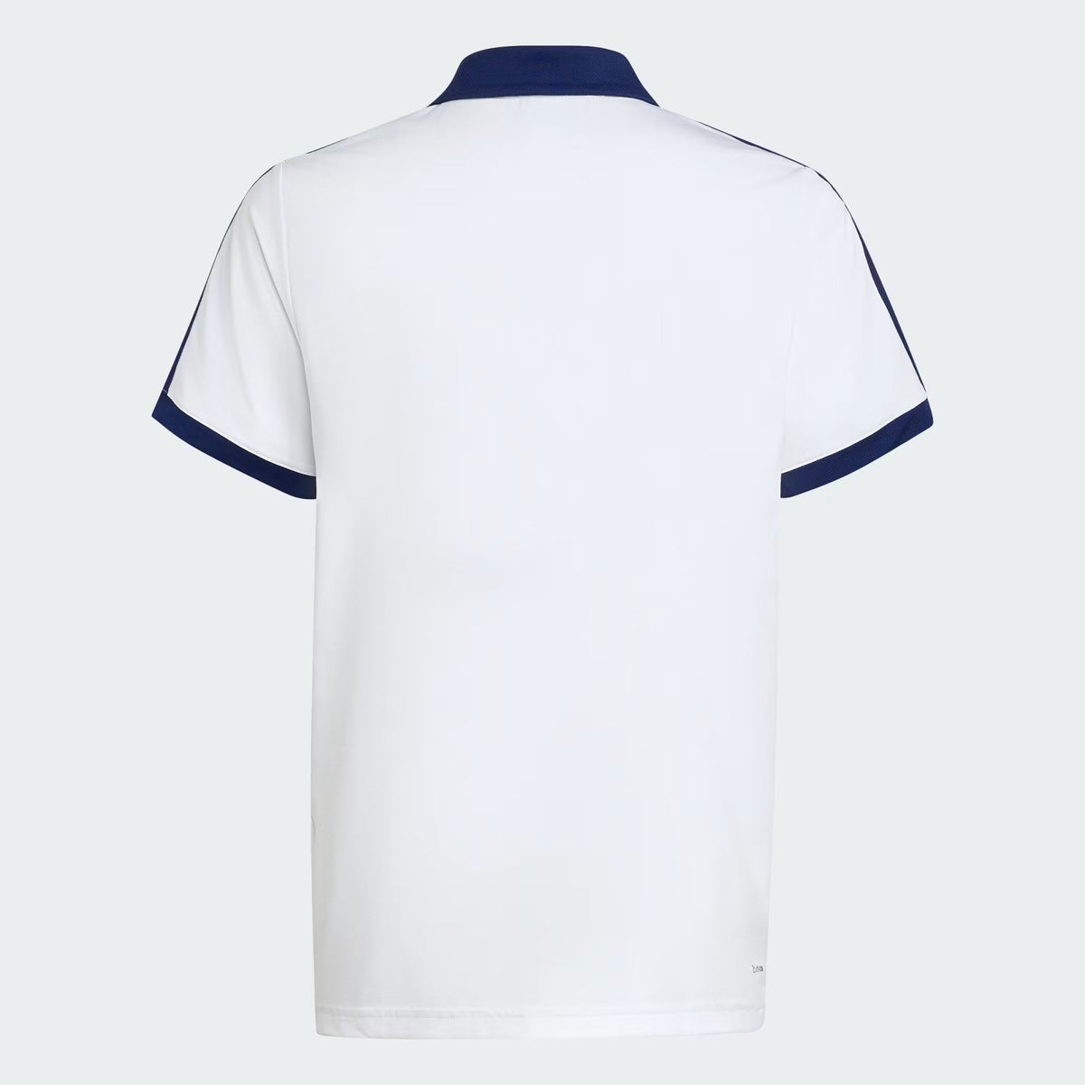 Adidas Recycled Polyester Printed Polo Shirt White
