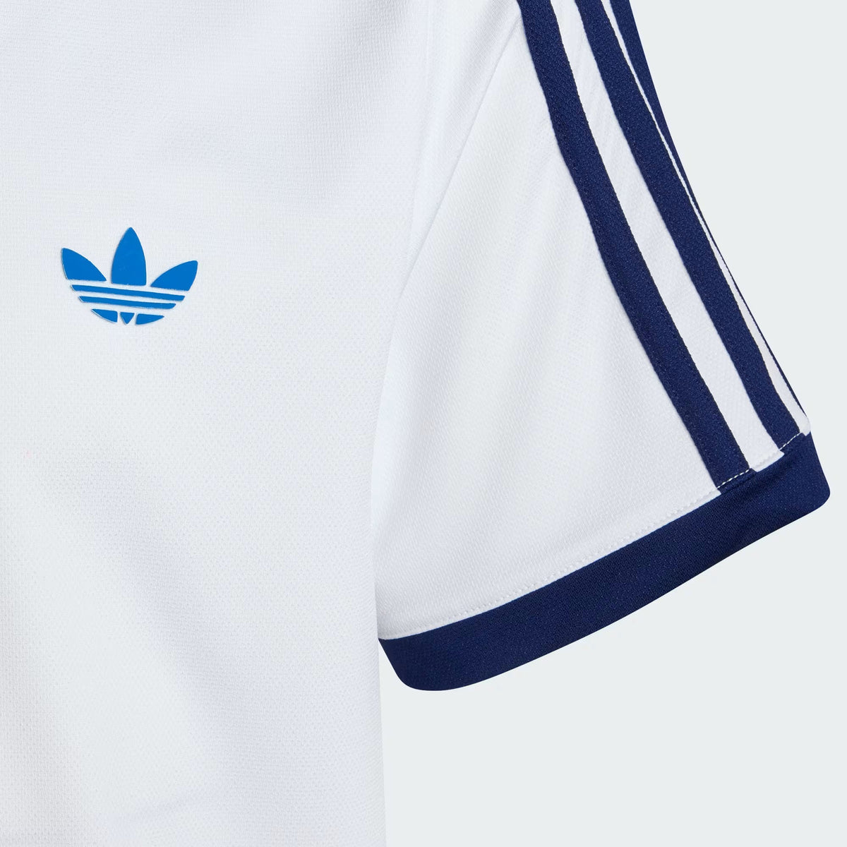 Adidas Recycled Polyester Printed Polo Shirt White