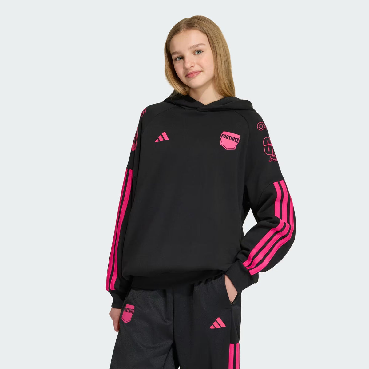 Adidas X FORTNITE TIRO Hoodie Black Essential