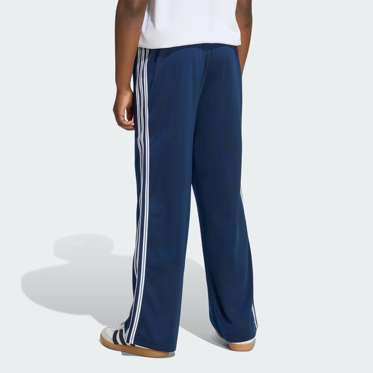 Adidas Recycled Polyester Printed Loose Fit Track Pants Blue