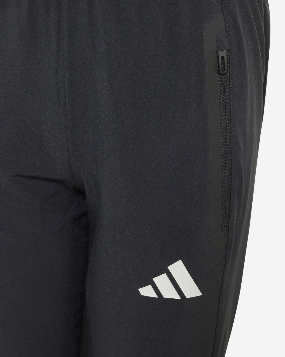 Adidas Recycled Polyester Printed Track Pants Black Classic