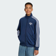 Adidas Recycled Polyester Printed Loose Fit Top Blue