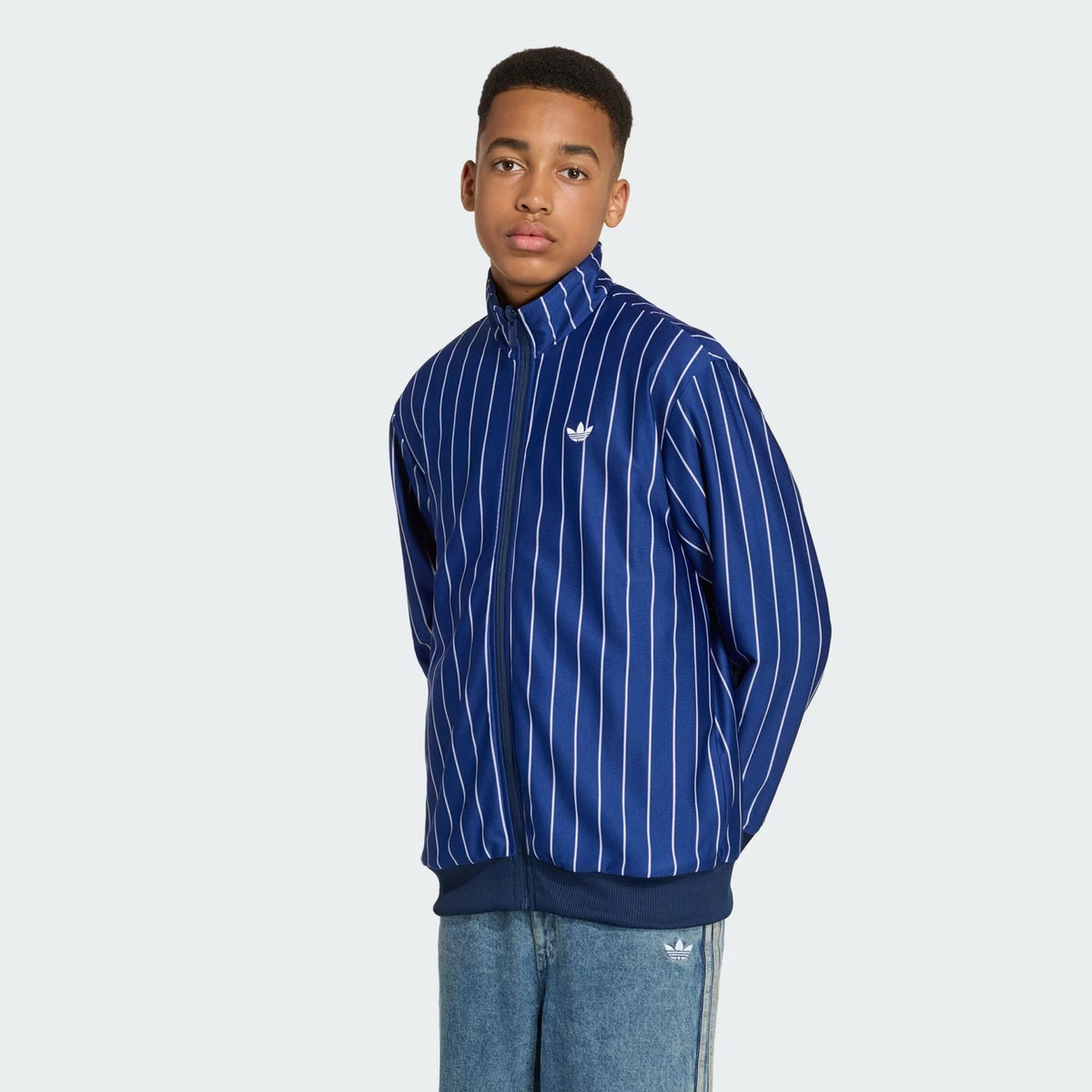 Adidas Recycled Polyester Printed Loose Fit Top Blue