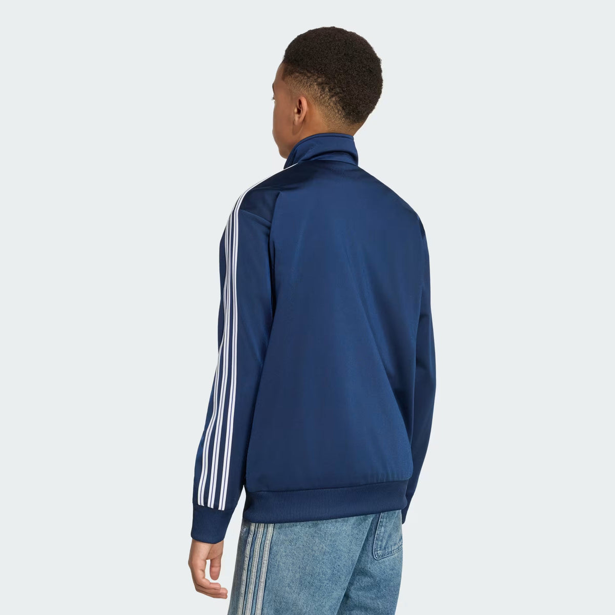 Adidas Recycled Polyester Printed Loose Fit Top Blue