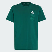 Adidas Cotton Printed T-Shirt Green