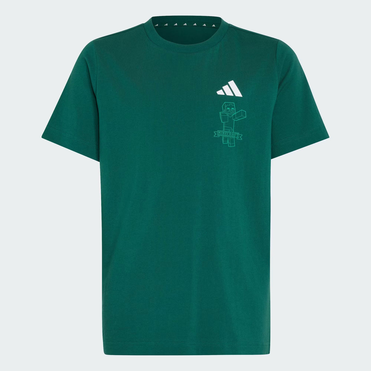Adidas Cotton Printed T-Shirt Green