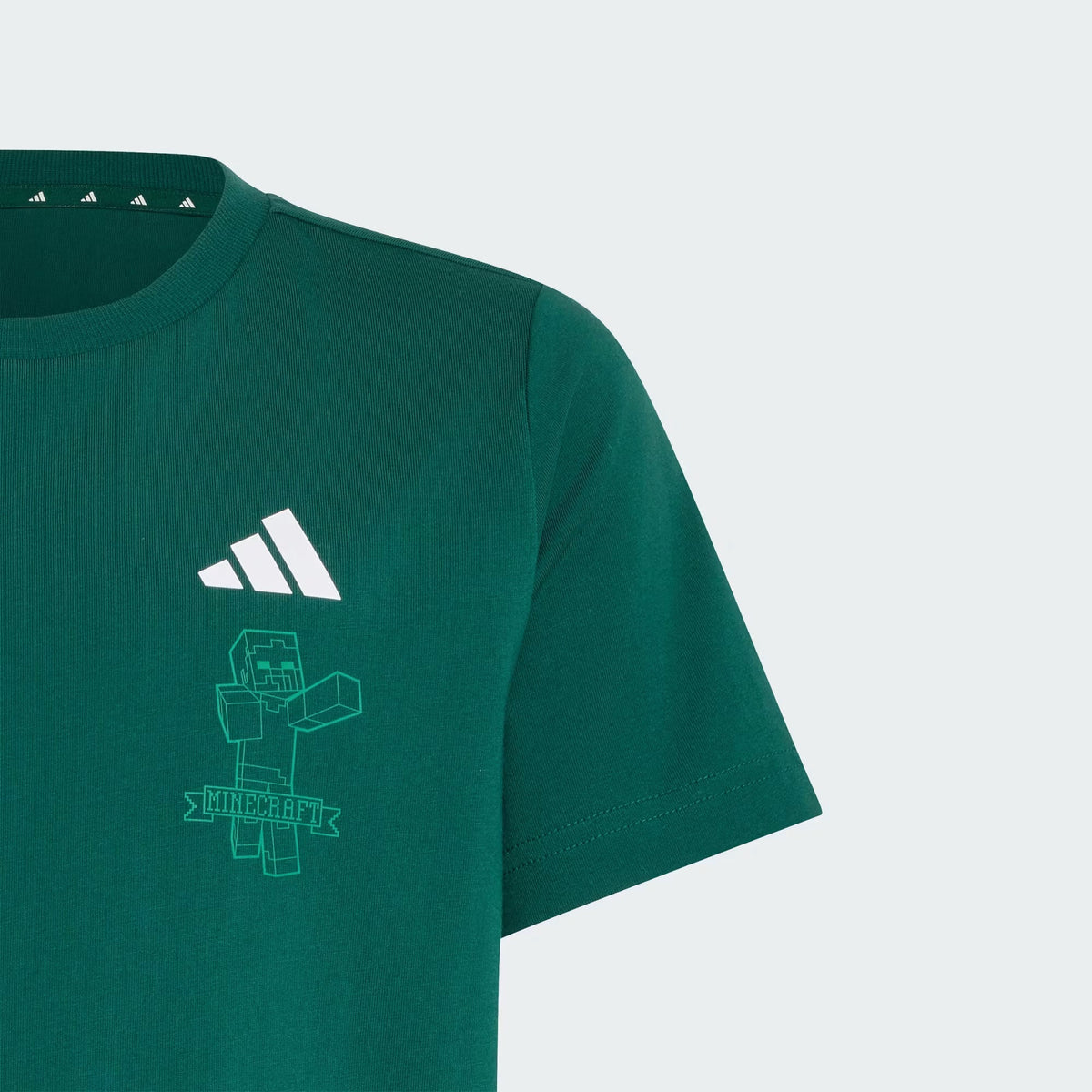 Adidas Cotton Printed T-Shirt Green