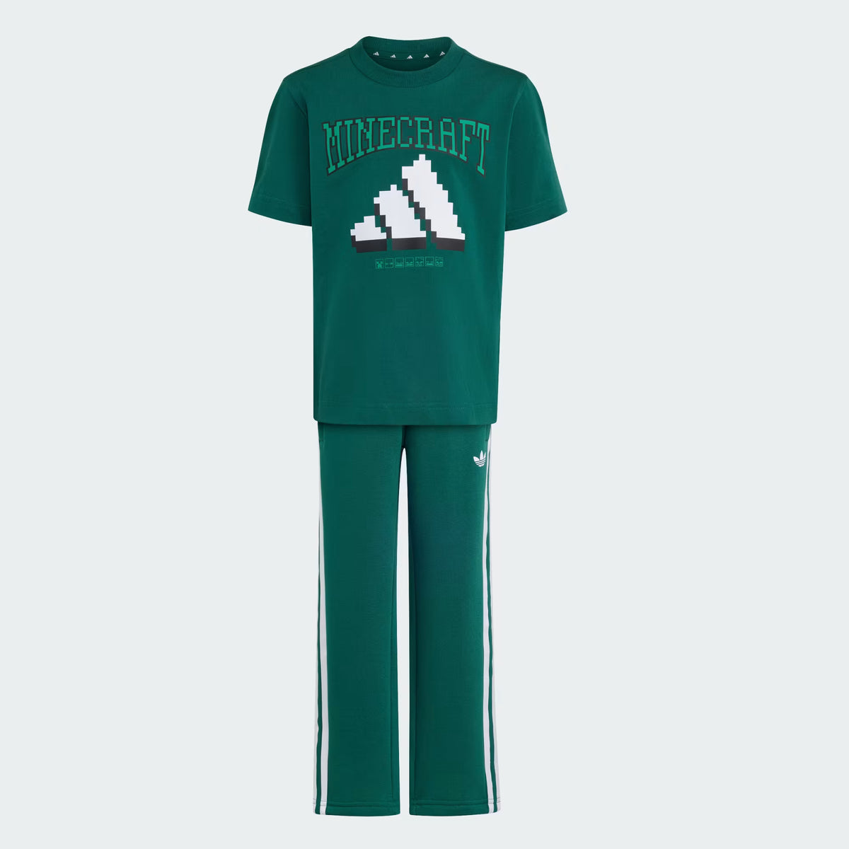 Adidas Cotton Printed Joggers Green