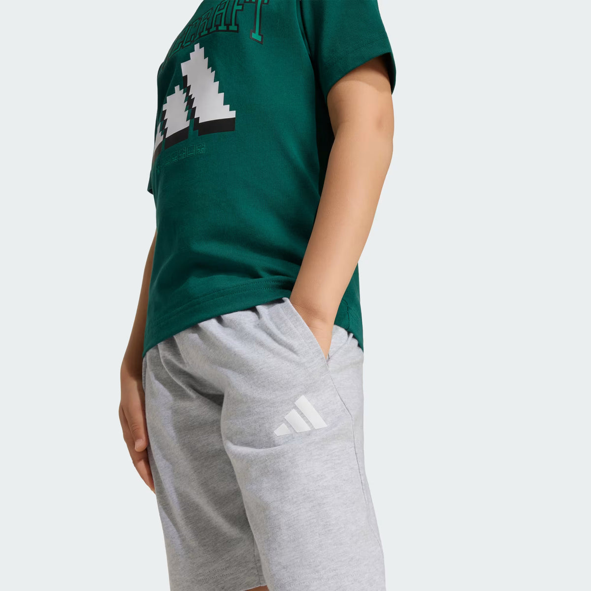 Adidas Cotton Printed Joggers Green