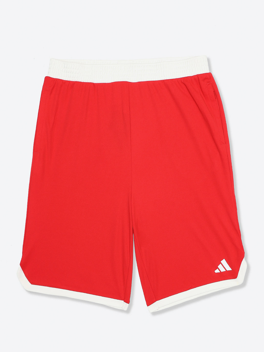 Adidas Cotton Printed Shorts Red