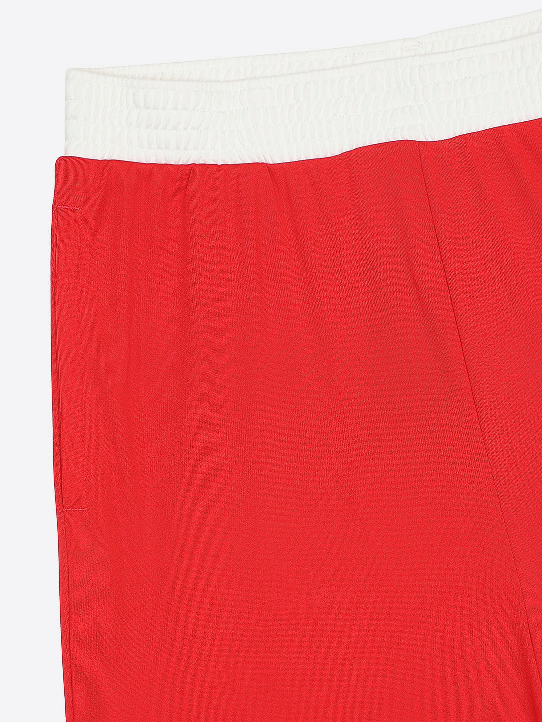 Adidas Cotton Printed Shorts Red