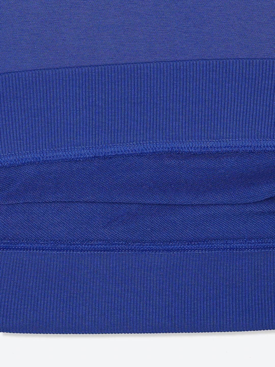 Adidas Cotton Printed Sweatshirt Blue Essential