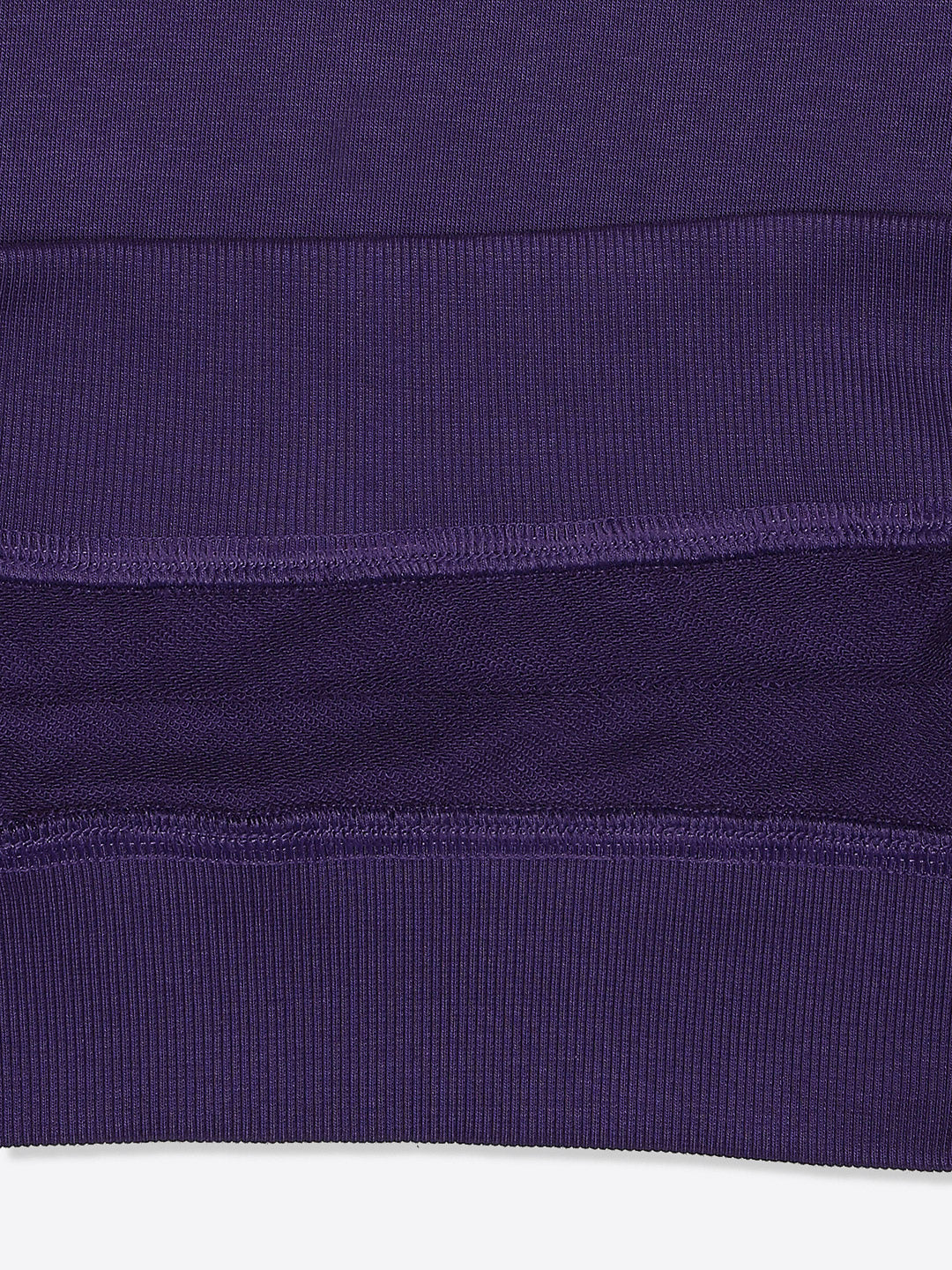 Adidas Cotton Printed Sweatshirt Purple