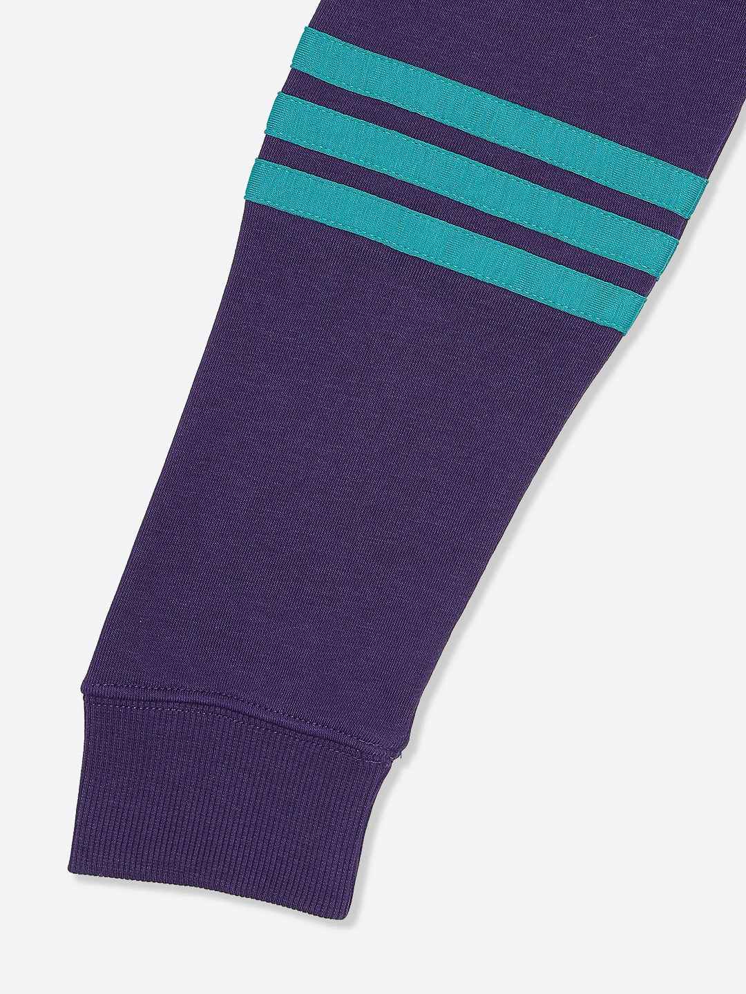 Adidas Cotton Printed Sweatshirt Purple