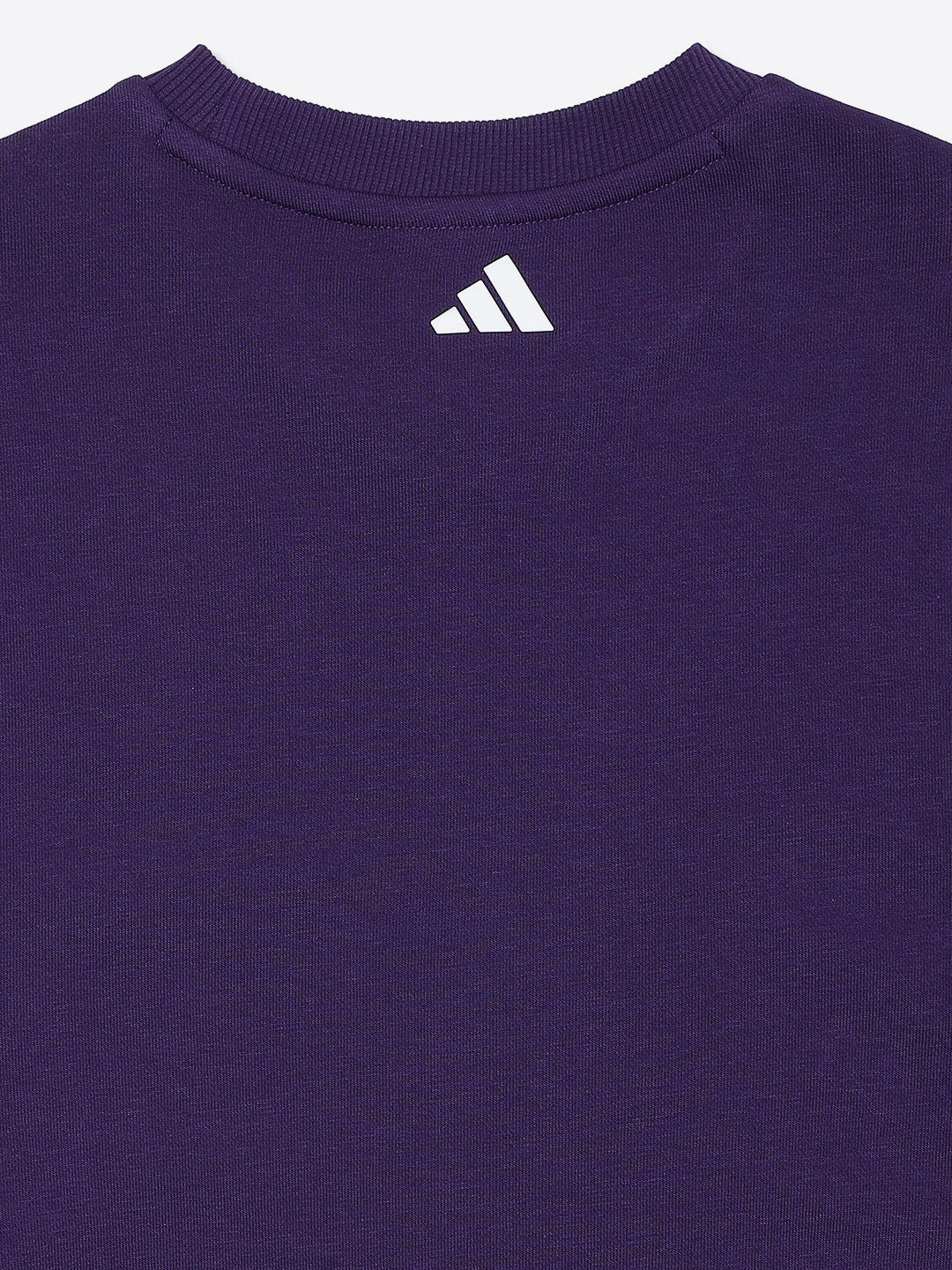 Adidas Cotton Printed Sweatshirt Purple