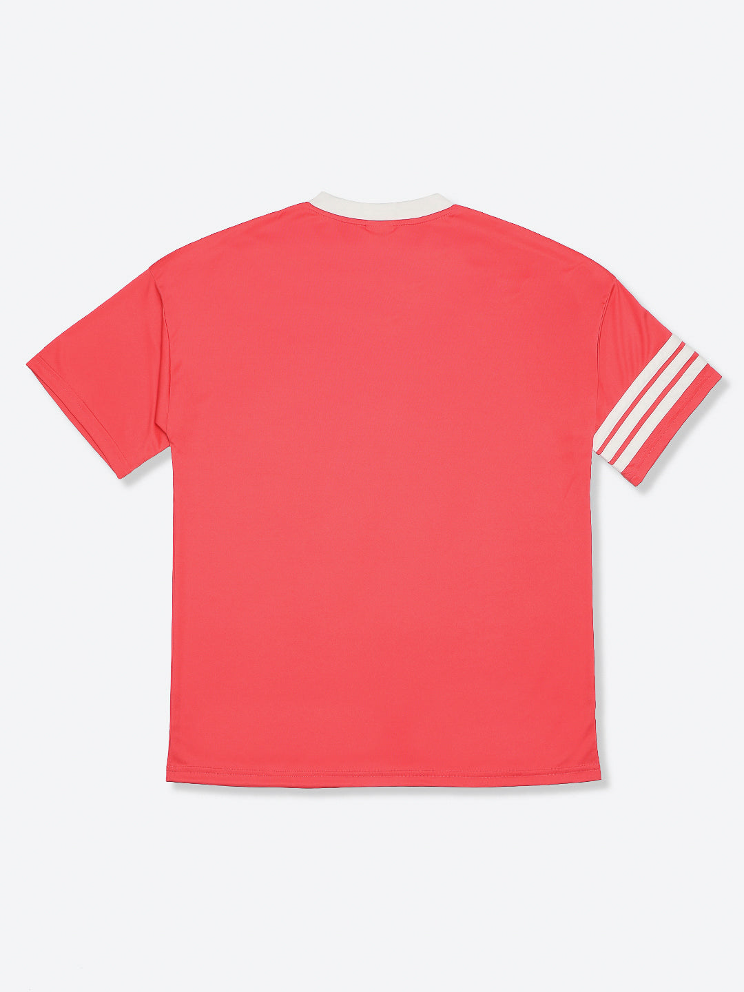 Adidas Recycled Polyester Stripes T-Shirt Pink