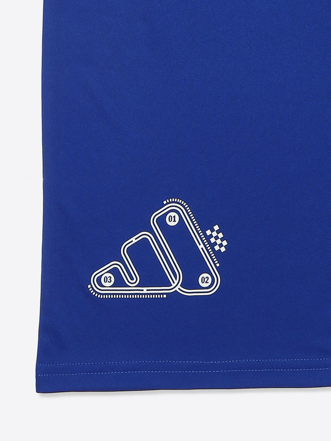 Adidas Recycled Polyester Stripes T-Shirt Blue