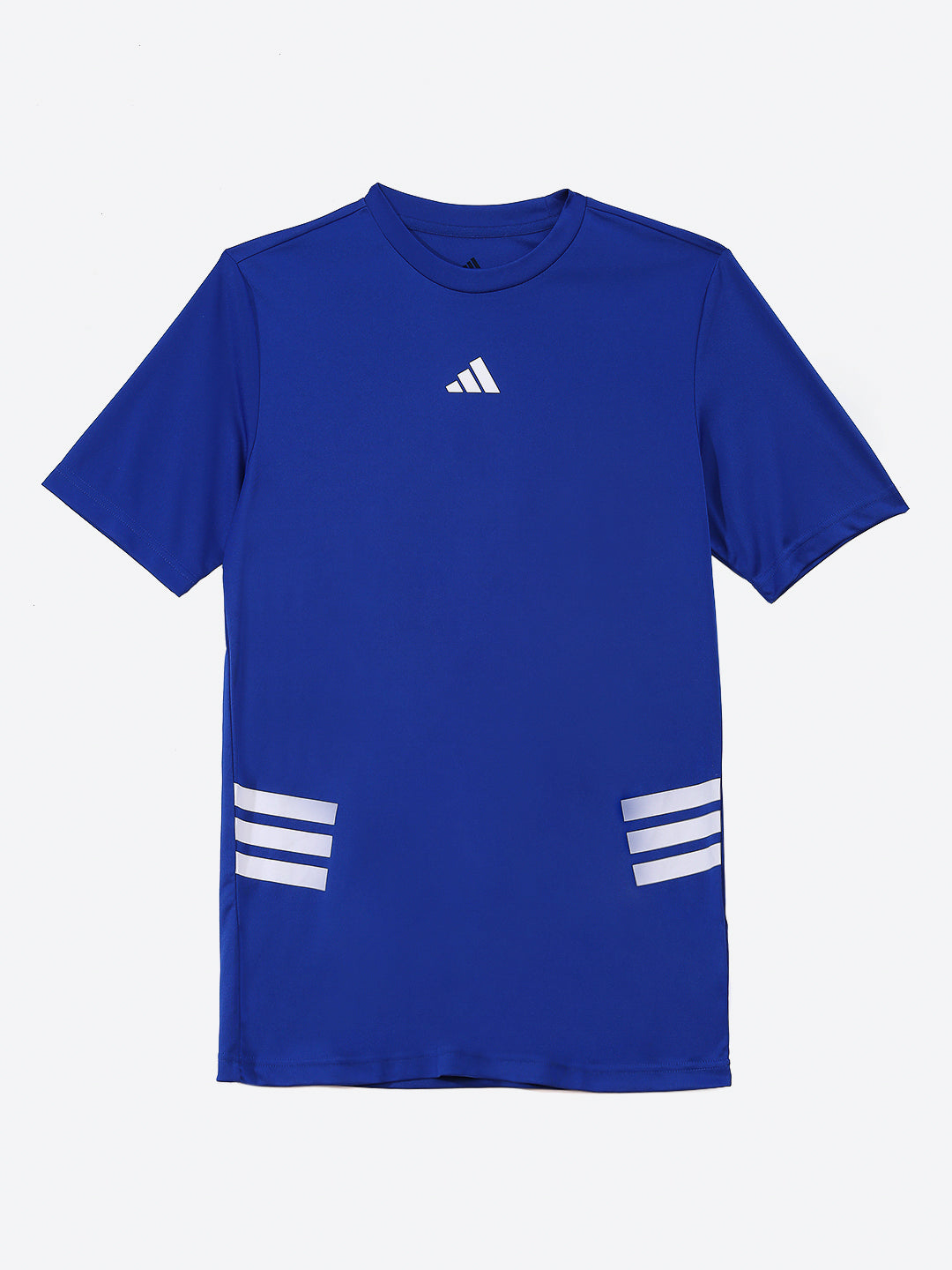 Adidas Recycled Polyester Printed T-Shirt Blue Performance