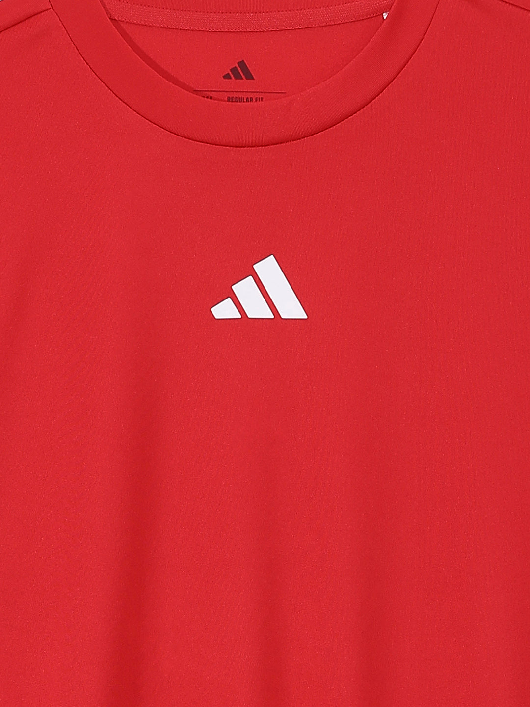 Adidas Recycled Polyester Printed T-Shirt Red