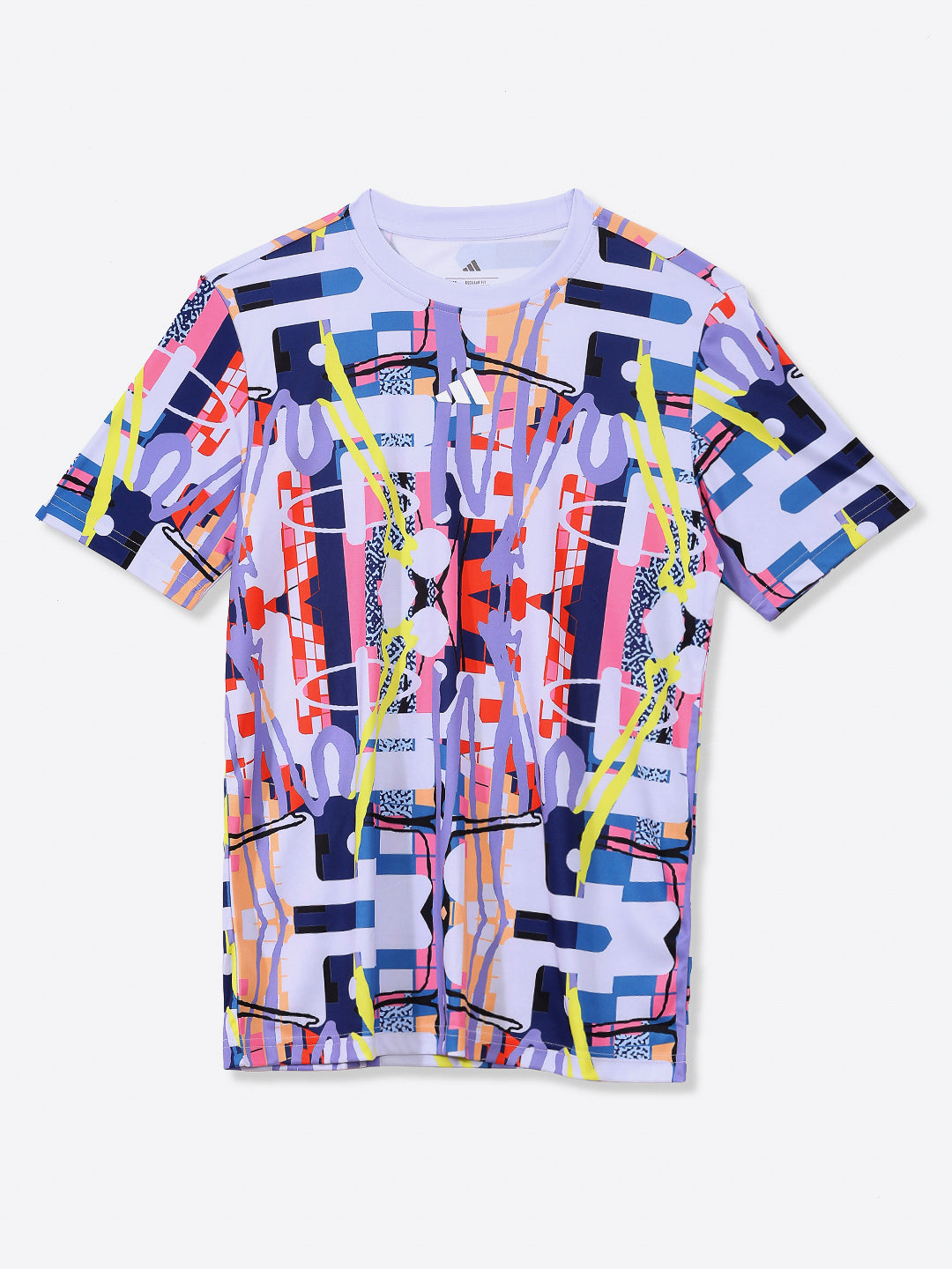 Adidas Recycled Polyester Printed T-Shirt Purple